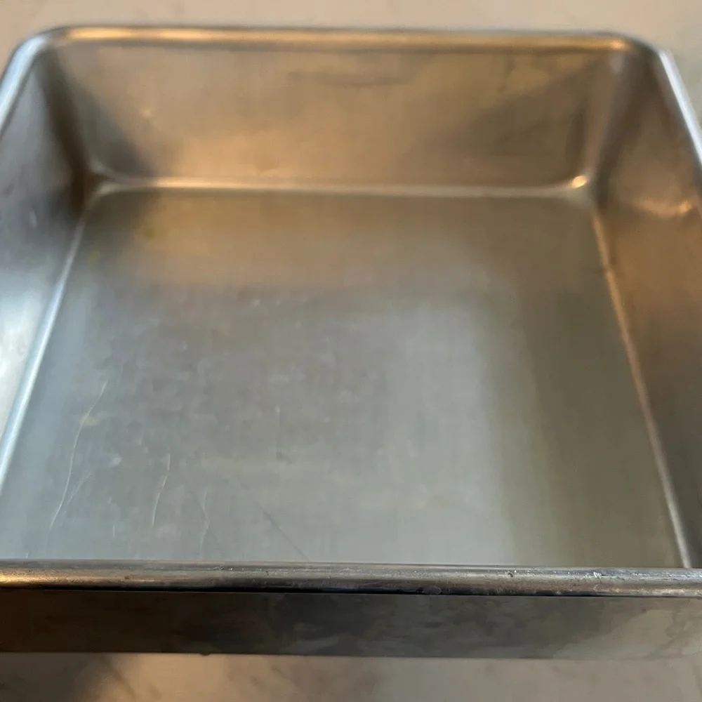Vintage Mirro Aluminum Square Baking Pan 6 x 6 x 1 3/4